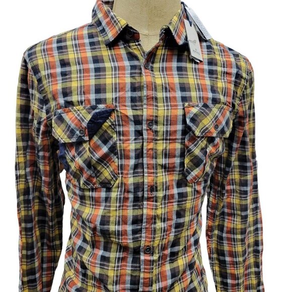 Buffalo David Bitton Long-Sleeves Plaid Shirt Men. Size Large. New With Tags $99 - Picture 4 of 10